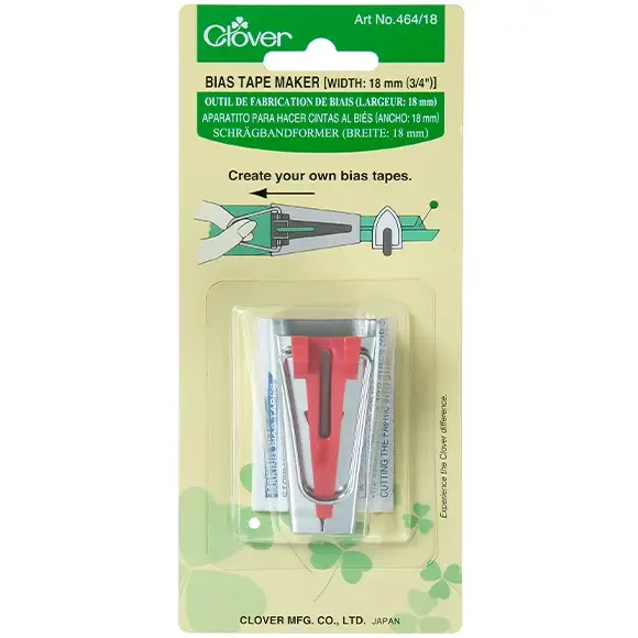 Clover Bias Tape Maker 464/18 (18 mm)