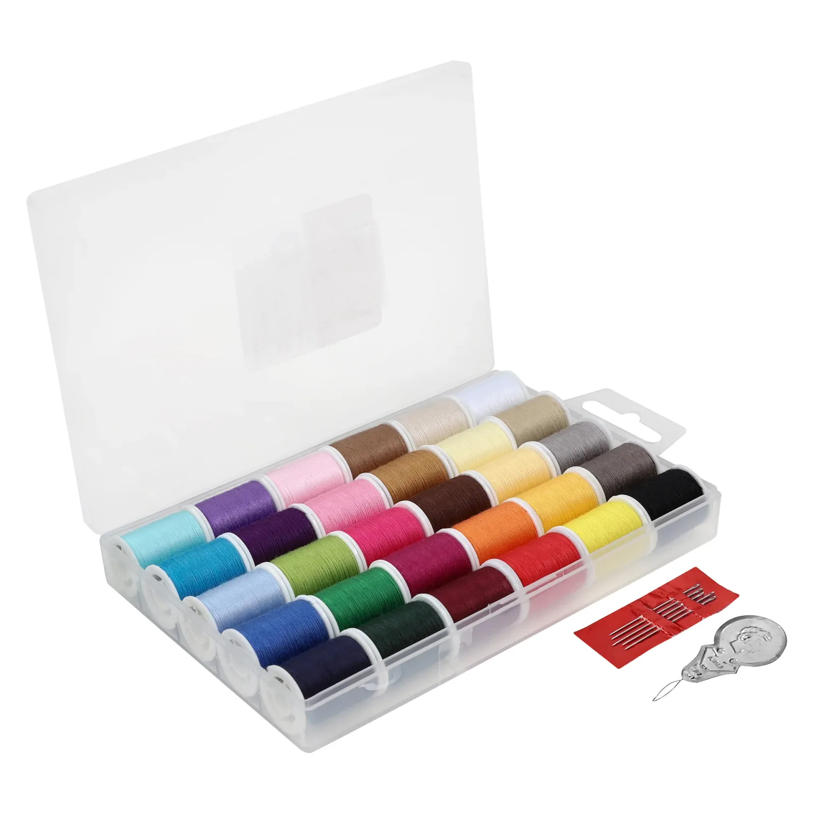 SINGER Polyester Sewing Thread Set Assorted Colors 50 Yards 30 Count