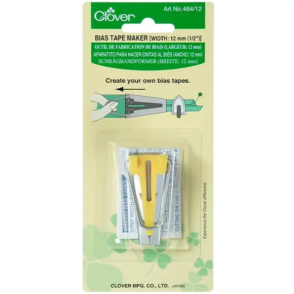 Clover Bias Tape Maker 464/12 (12 mm)