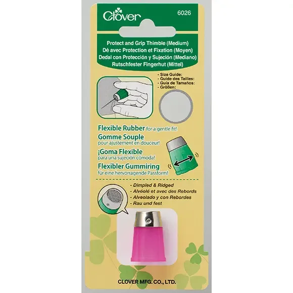 Clover Protect & Grip Thimble 6026 Medium