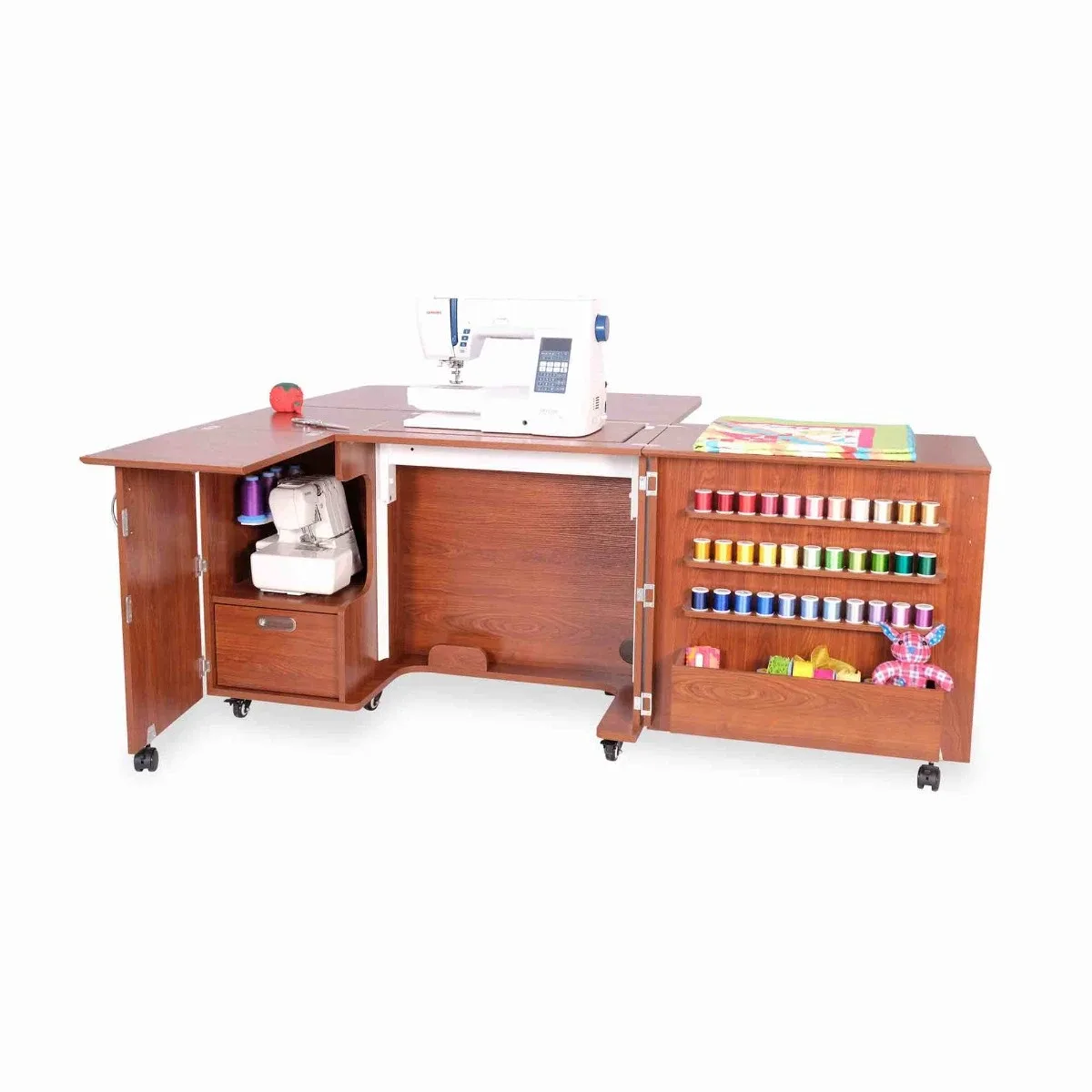 Arrow K8405 Wallaby Sewing & Crafting Cabinet with Wheels