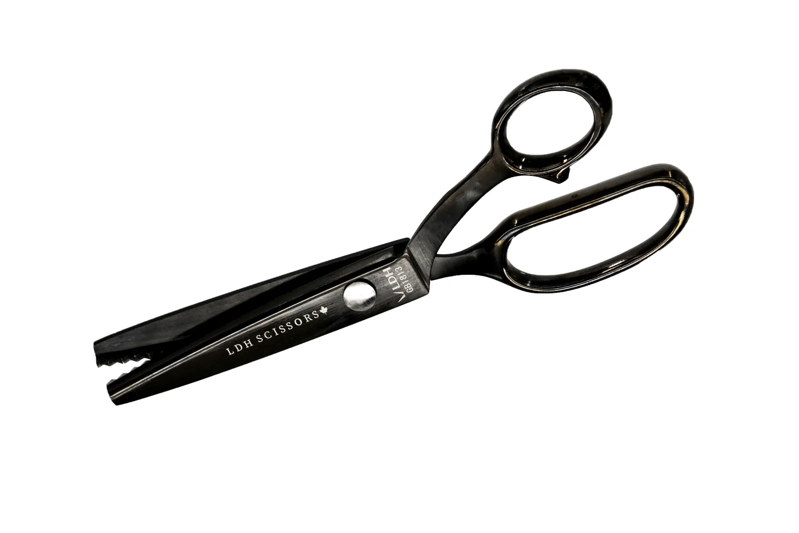 LDH Scissors Midnight Edition Pinking Shears 9"