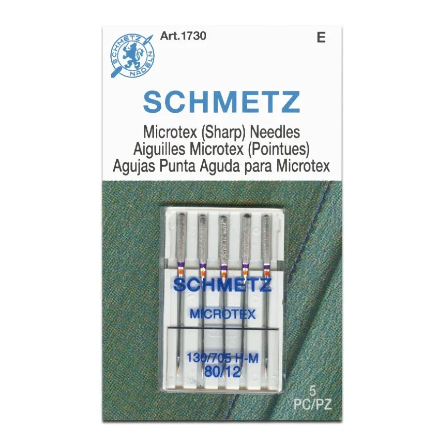 SCHMETZ Microtex Sharp Needles